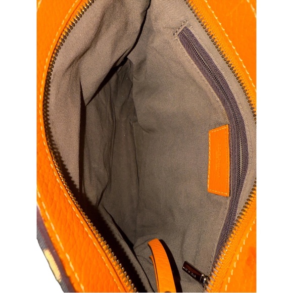 Dolce & Gabbana Leopard Canvas Crossbody Bag Leather Trim Italy - Picture 5 of 6